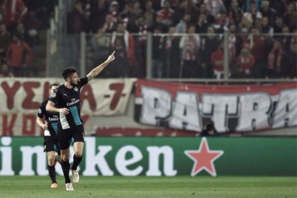 Giroud odveo Arsenal u osminu finala Lige prvaka, u Pireju pao Olympiakos