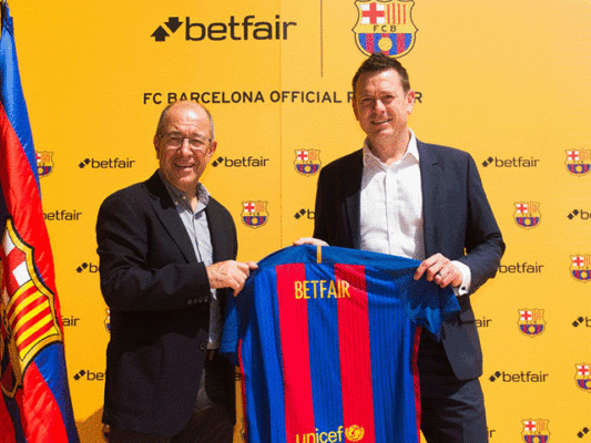 Betfair sponzor Barcelone!