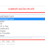 NAČIN UPLATE