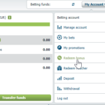 Redeem bonus bet at home