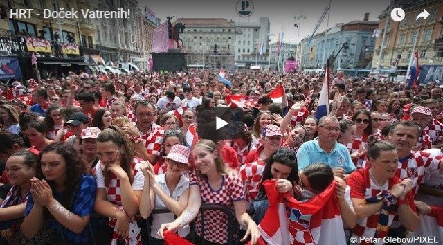 [VIDEO PRIJENOS] Preko 250.000 ljudi na dočeku vatrenih u Zagrebu!