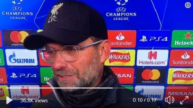 Jurgen Klopp psovao