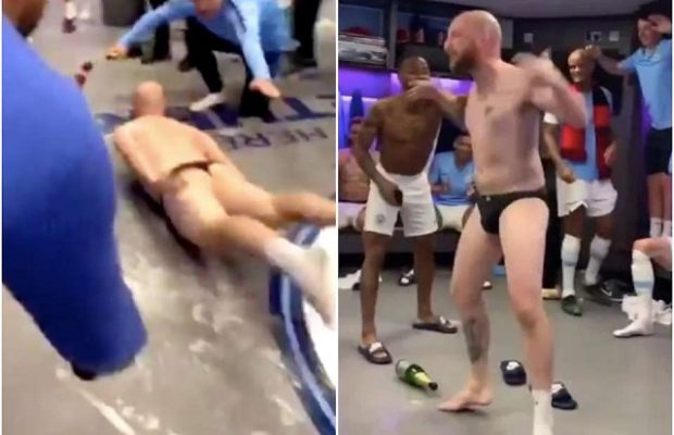 NAKON OSVAJANJA FA KUPA: City poludio u svlačionici Wembleya! (VIDEO)