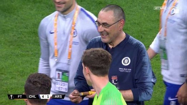 Sarri proslavio