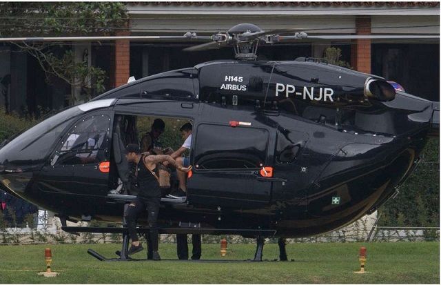 Neymar u helikopteru