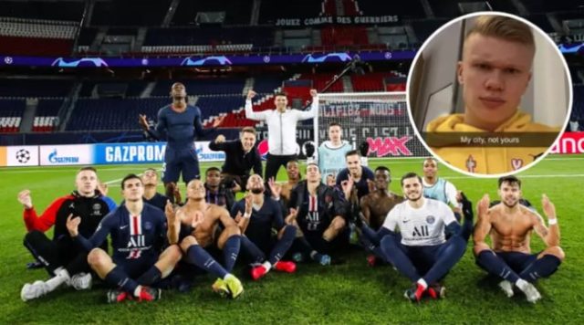 (VIDEO) Samo se jedan igrač PSG-a nije pridružio u ismijavanju Erling Haalanda!