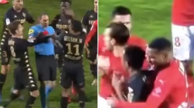 (VIDEO) Zvijezda Monaca dobila šest mjeseci zabrane igranja nogometa zbog guranja suca!