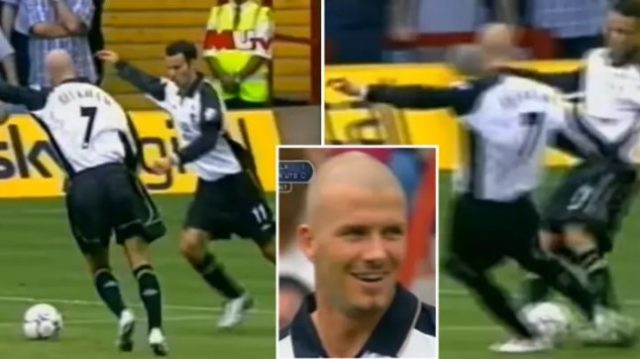 (VIDEO) Povratak u prošlost: Sjećate se kada su Ryan Giggs i David Beckham izveli slobodan udarac u isto vrijeme!