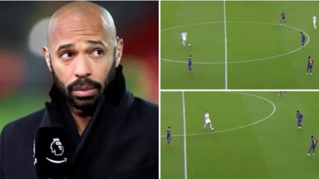 Reakcija Thierryja Henryja