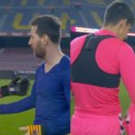 Elche’s goalkeeper couldn’t believe it when Lionel Messi asked him for his shirt in return | Footage