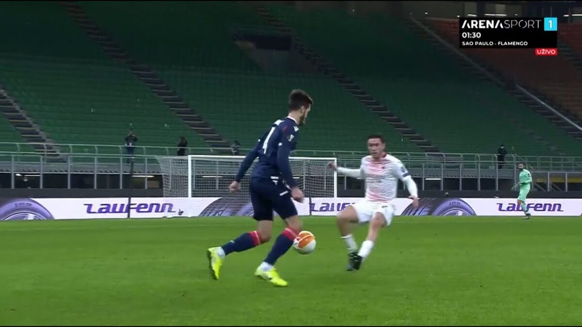(VIDEO) Majstorija Ivanića na San Siru: Prodao ‘tunel’ reprezentativcu Italije