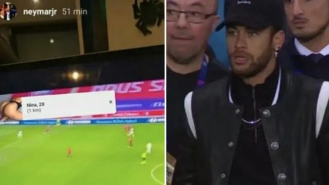 Neymar gleda utakmice