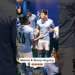 Mahrez Fumes At John Stones In The Tunnel During Man City Vs Chelsea UEFA Champions League Final