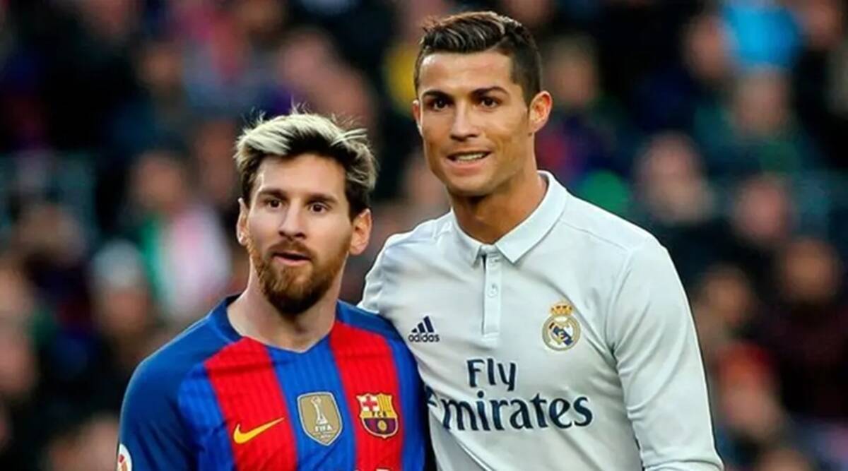 Lionel Messi u dresu Barcelone i Cristiano Ronaldo u dresu Real Madrida