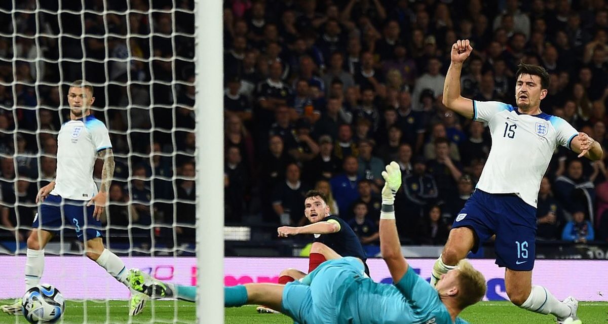 (VIDEO) Škoti su bili bezopasni protiv Engleza, a onda je u igru ušao Maguire!