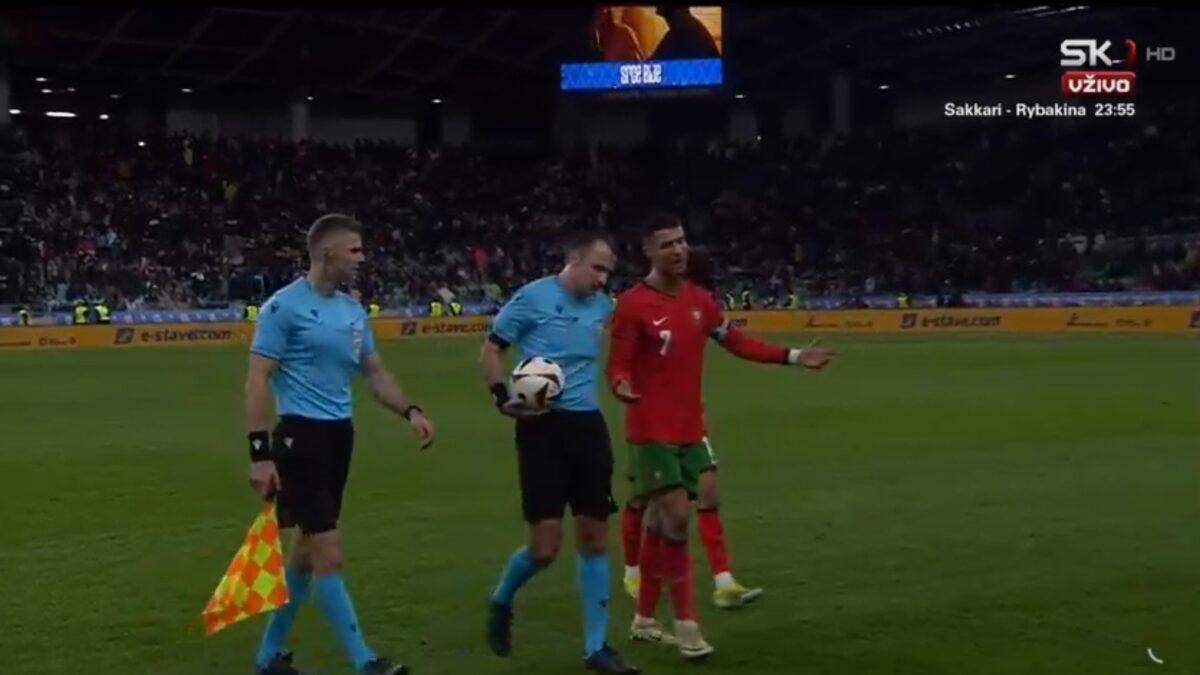 (VIDEO) Pogledajte kako je Ronaldo poludio na Irfana Peljtu nakon poraza protiv Slovenije
