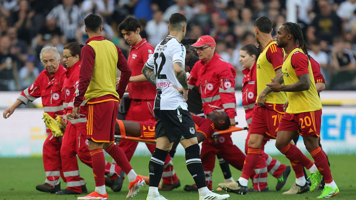Evo zašto se igrač Rome srušio tijekom utakmice protiv Udinesea