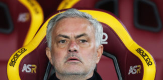 Roma – Real Madrid: Mourinho se vraća na Olimpico, a Gasperini zbija šalu o Realovu novcu José Mourinho na klupi za pričuve tijekom utakmice Rome