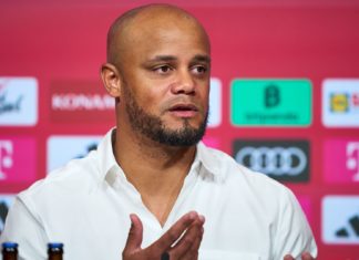Kompany u bolnici nakon kolapsa na treningu Bayerna: Danks vodi momčad protiv Freiburga Vincent Kompany, trener Bayerna, govori na konferenciji za medije