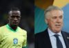 Vinicius na posteru brazilskog saveza, ali ga Ancelotti izostavio s popisa