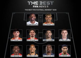 FIFA objavila idealnu momčad svijeta za 2025. godinu