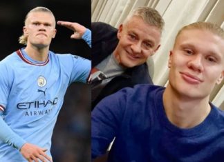 Haaland se oglasio fotografijom s legendom Uniteda, poruka stala u jednu riječ