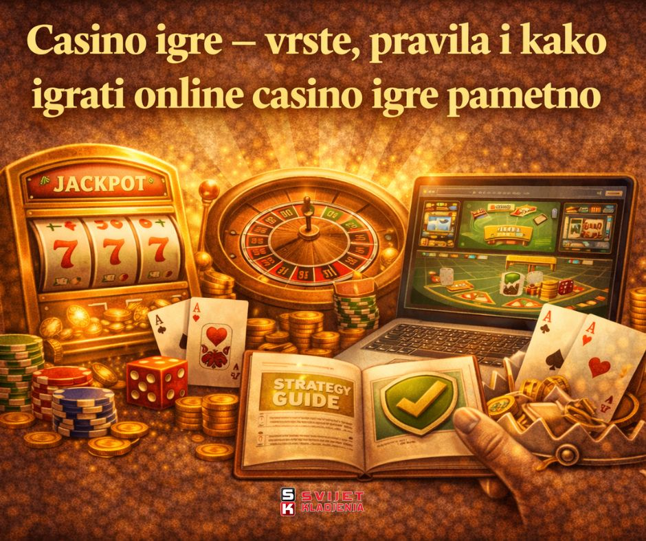 Casino igre – vrste, pravila i kako igrati online casino igre pametno