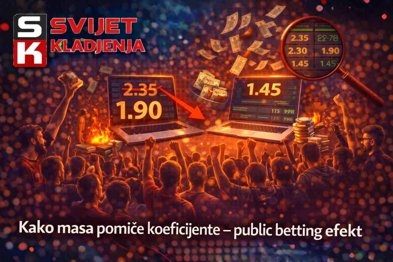 Kako masa pomiče koeficijente – public betting efekt