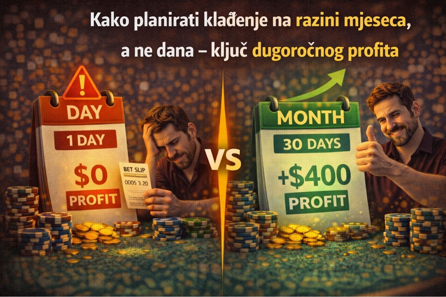 Kako planirati klađenje na razini mjeseca, a ne dana – ključ dugoročnog profita