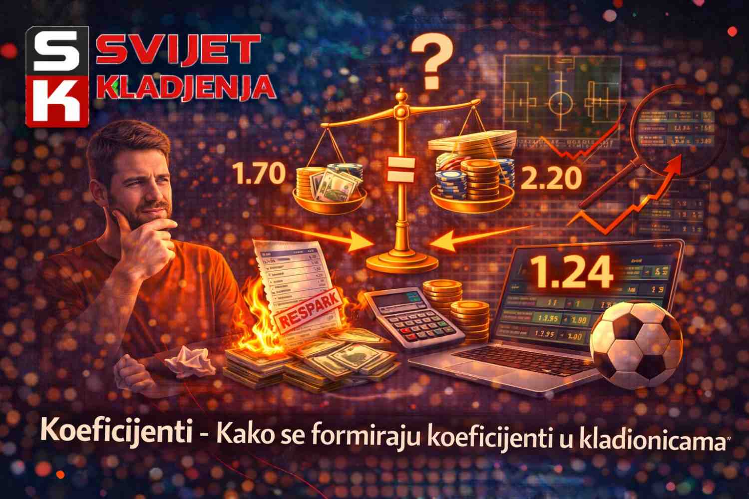 Koeficijenti - Kako se formiraju koeficijenti u kladionicama