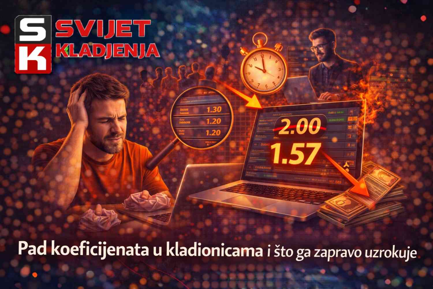 Pad koeficijenata u kladionicama i što ga zapravo uzrokuje
