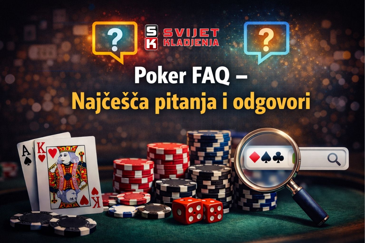 Poker FAQ – Najčešća pitanja i odgovori