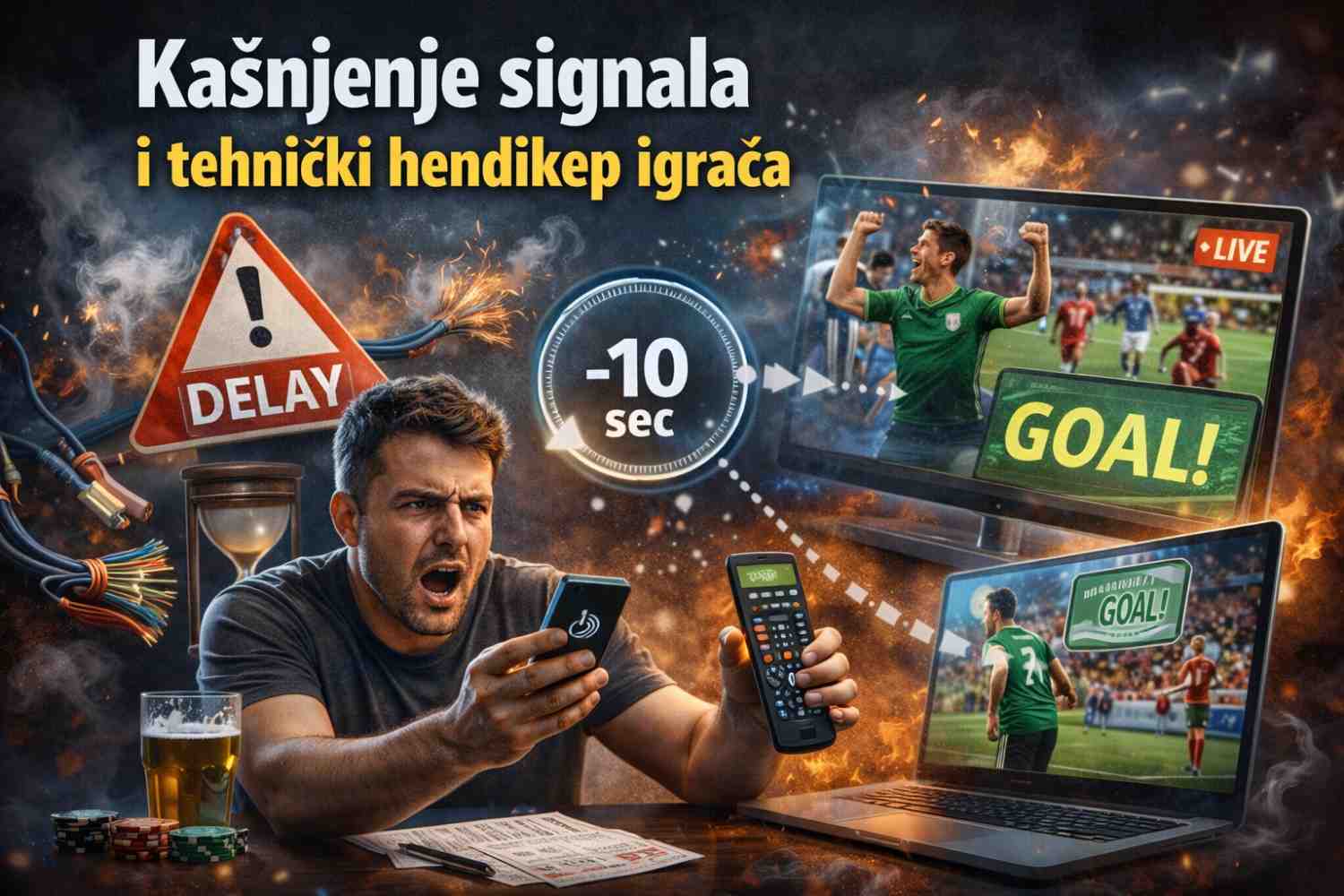 Kašnjenje signala i tehnički hendikep igrača