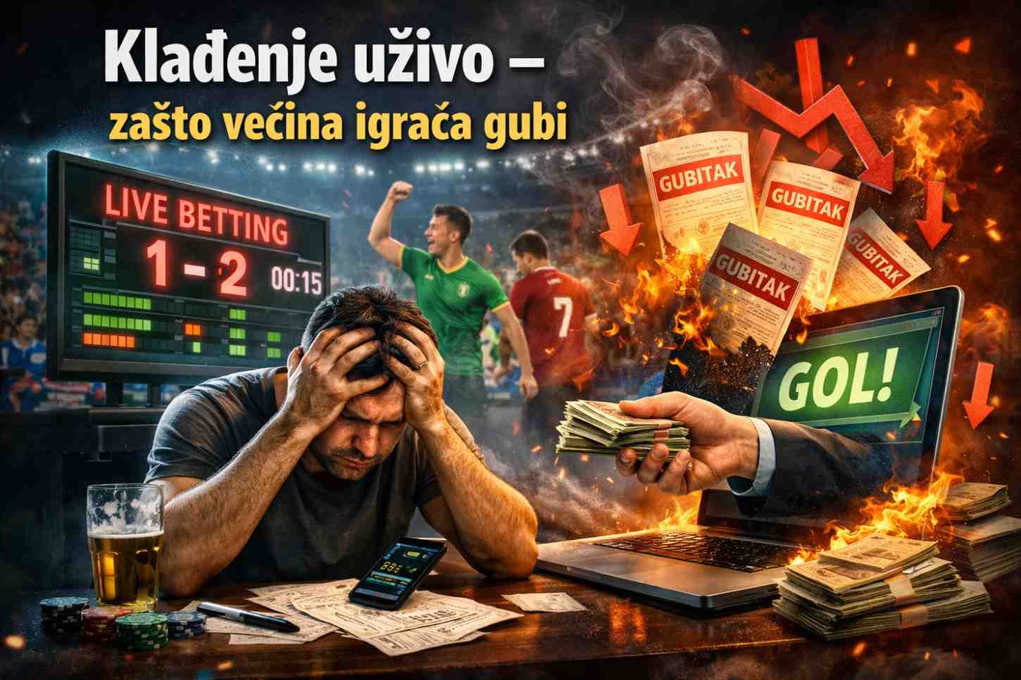 Klađenje uživo – zašto većina igrača gubi