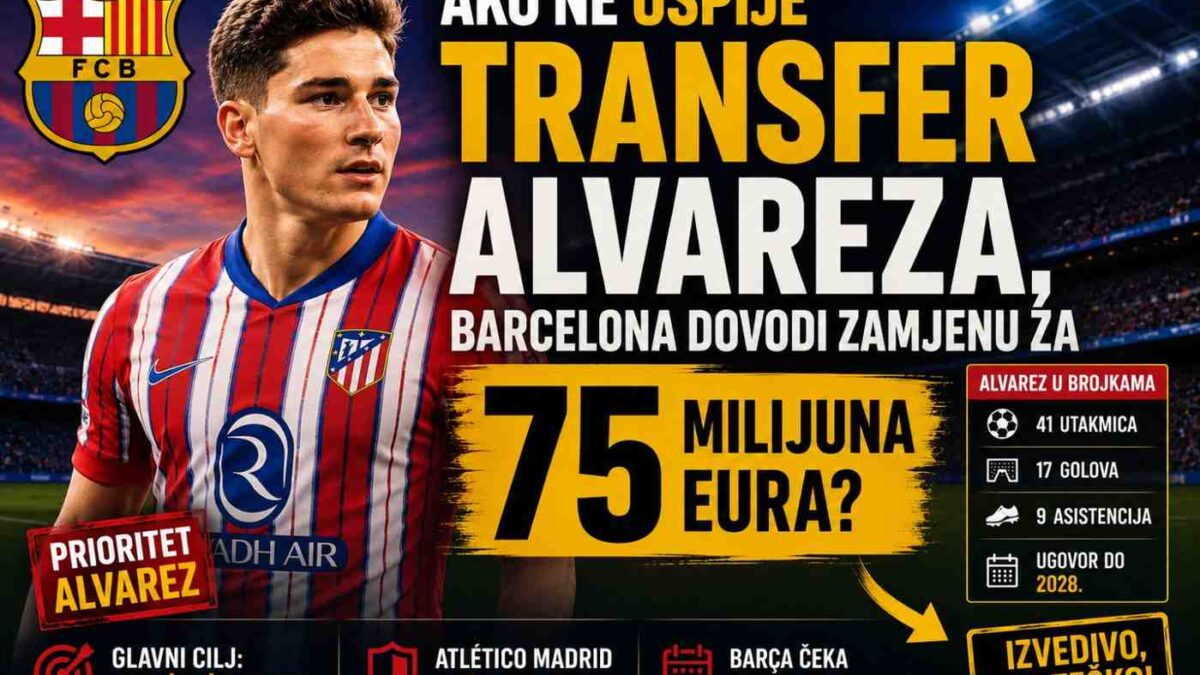 Ako ne uspije transfer Alvareza, Barcelona dovodi zamjenu za 75 milijuna eura?