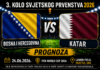 Bosna i Hercegovina vs Katar: Zmajevi igraju utakmicu odluke za nokaut fazu