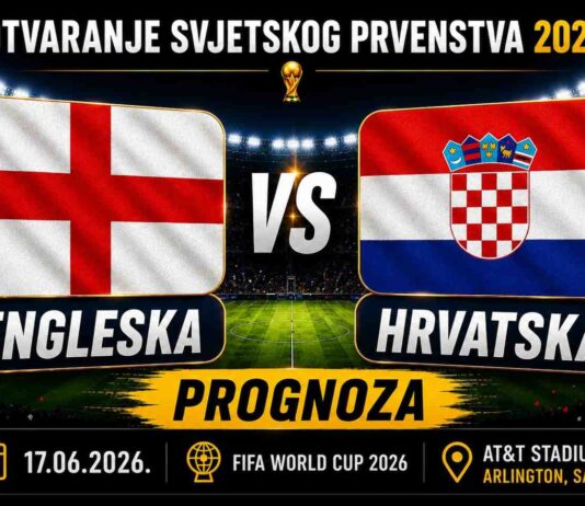 Engleska – Hrvatska: Veliki ispit za Vatrene već u prvom kolu Svjetskog prvenstva Engleska-Hrvatska