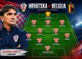 Ovo je sastav Hrvatske protiv Belgije