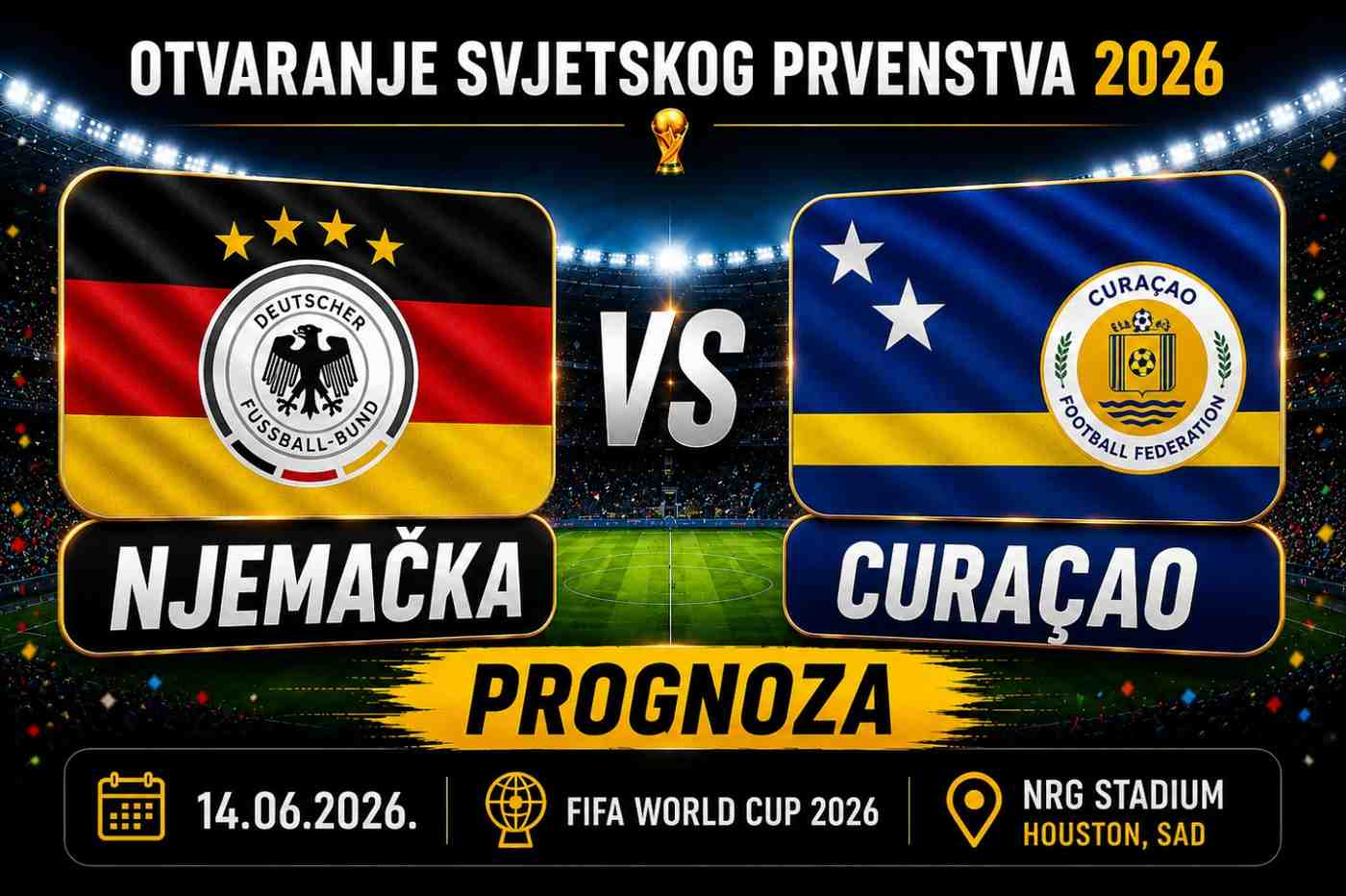 Njemačka vs Curaçao – SP 2026 Najava