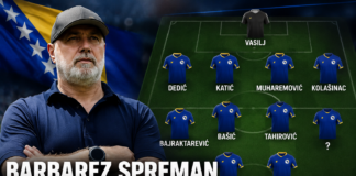 Ovo je očekivani sastav BiH Ovo je očekivani sastav BiH