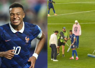 Viralna scena s Mbappeom: Bijesno vodio isušivanje terena usred prekida mbappe