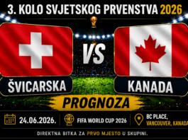 Švicarska vs Kanada: Direktan okršaj za prvo mjesto u skupini