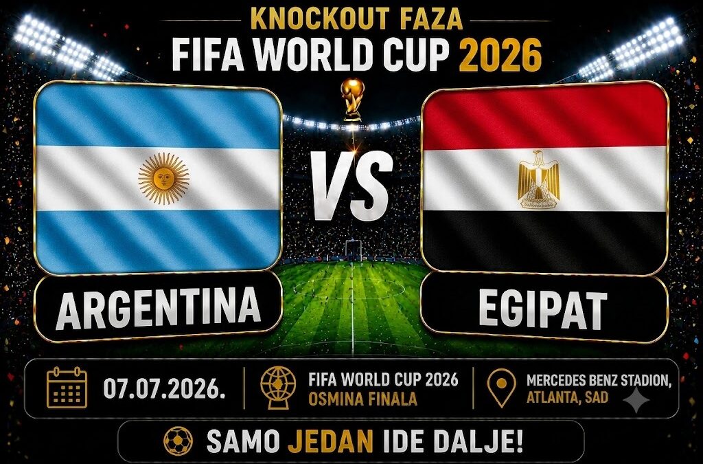 Argentina vs Egipat: Svjetski prvak lovi četvrtfinale protiv inspiriranih Faraona