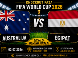 Australija vs Egipat: Tvrda knockout bitka za plasman dalje