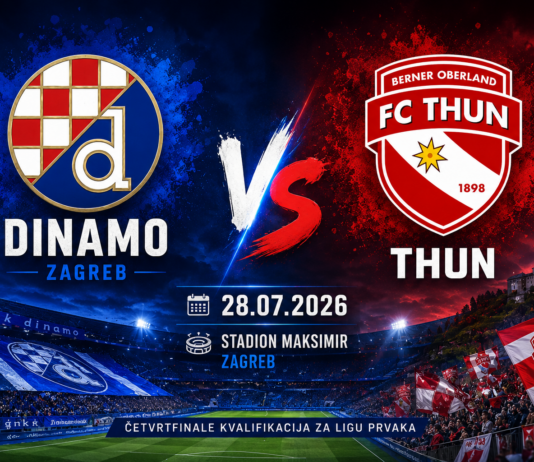 Kvalifikacije za Ligu prvaka: Dinamo Zagreb – Thun Dinamo - Thun
