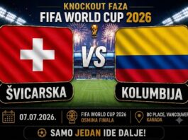Švicarska vs Kolumbija: Čvrste obrane u borbi za četvrtfinale Svjetskog prvenstva
