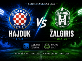Hajduk vs Zalgiris – prognoza i tip za klađenje (Konferencijska liga) Hajduk vs Zalgiris