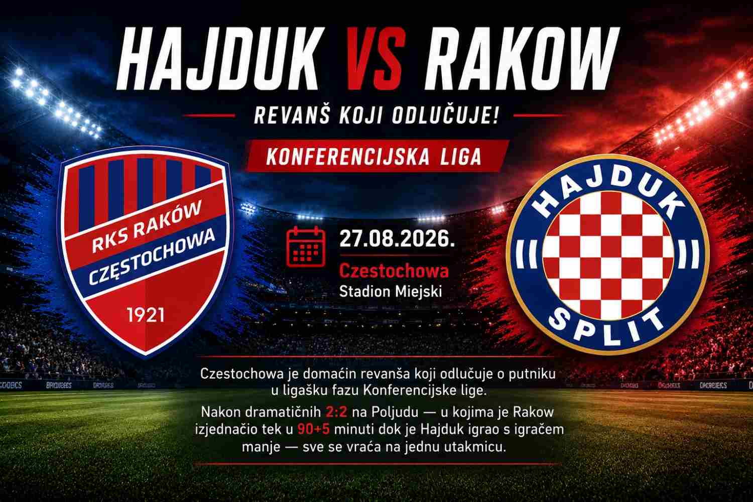 Hajduk u Konferencijskoj ligi – Poljud rasprodan za utakmicu s Ajaxom