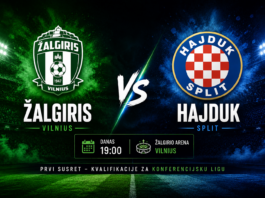 Zalgiris vs Hajduk – prognoza i tip za klađenje (Konferencijska liga) Zalgiris vs Hajduk