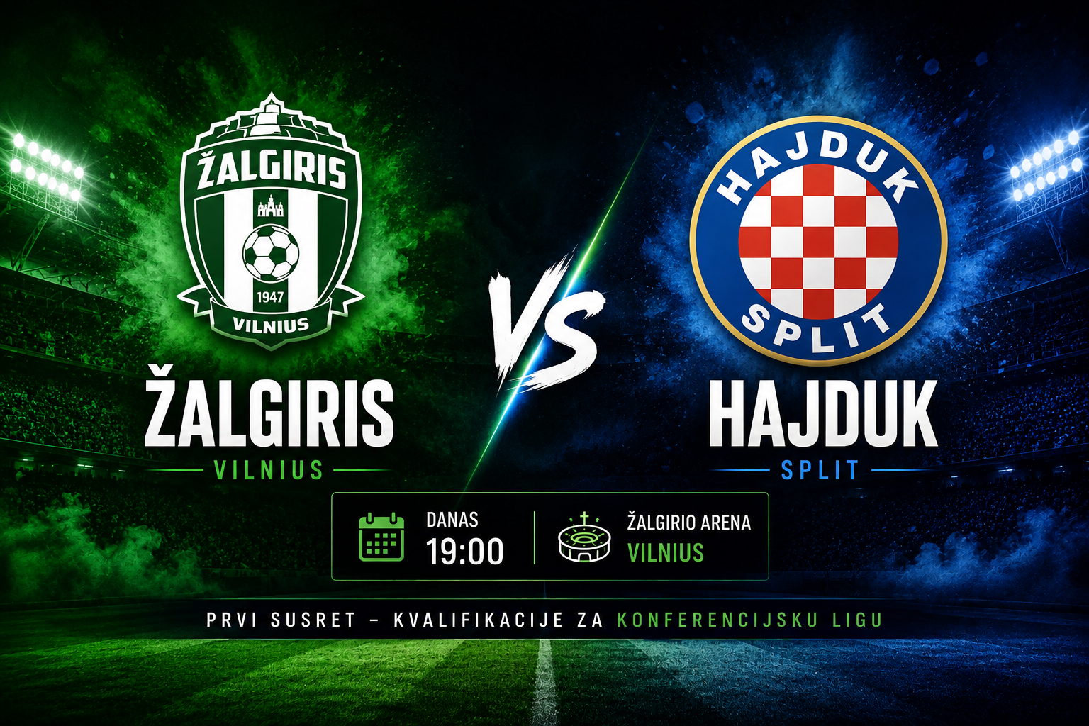Žalgiris vs Hajduk - najava i kvote